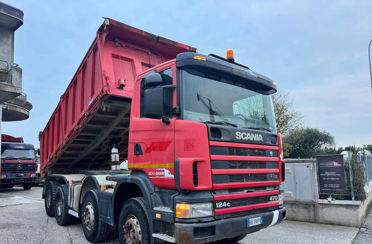 Scania R124/470 Ribaltabile 8X4 - Самосвал камион: снимка 1 Scania R124/470 Ribaltabile 8X4 - Самосвал камион: снимка 1