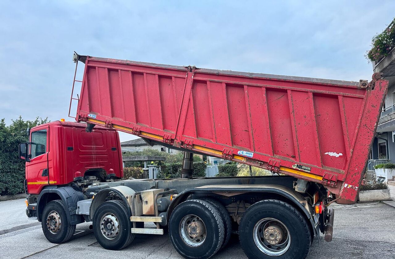 Scania R124/470 Ribaltabile 8X4 - Самосвал камион: снимка 4 Scania R124/470 Ribaltabile 8X4 - Самосвал камион: снимка 4