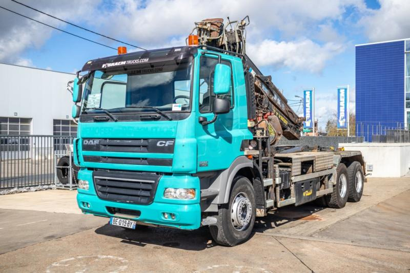 DAF CF 85.410+DIEBOLT 16Ton/m - Мултилифт с кука камион, Камион с кран: снимка 1 DAF CF 85.410+DIEBOLT 16Ton/m - Мултилифт с кука камион, Камион с кран: снимка 1