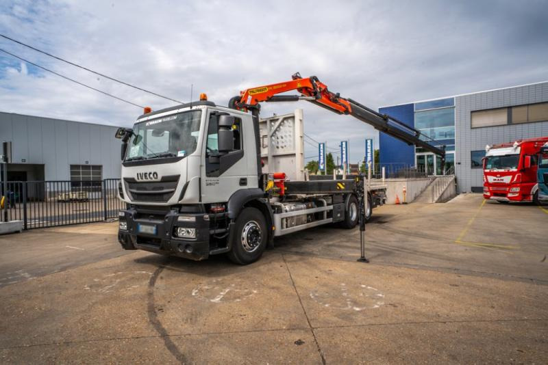 Iveco STRALIS 360 +PK 18002/3xExt. - Бордови камион, Камион с кран: снимка 1 Iveco STRALIS 360 +PK 18002/3xExt. - Бордови камион, Камион с кран: снимка 1