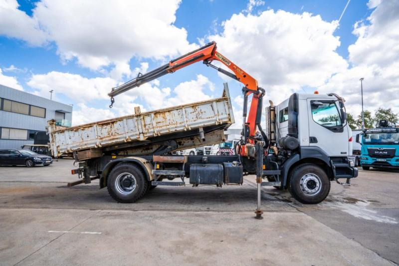 Renault KERAX 320 DCI +BIBENNE+PALFINGER 12Ton/m/2 EXT. - Самосвал камион, Камион с кран: снимка 3 Renault KERAX 320 DCI +BIBENNE+PALFINGER 12Ton/m/2 EXT. - Самосвал камион, Камион с кран: снимка 3