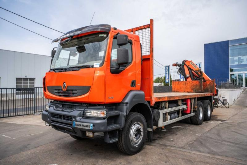 Renault KERAX 380 DXI-6X4+PALFINGER 18 T/m + 4 EXT - Бордови камион, Камион с кран: снимка 2 Renault KERAX 380 DXI-6X4+PALFINGER 18 T/m + 4 EXT - Бордови камион, Камион с кран: снимка 2