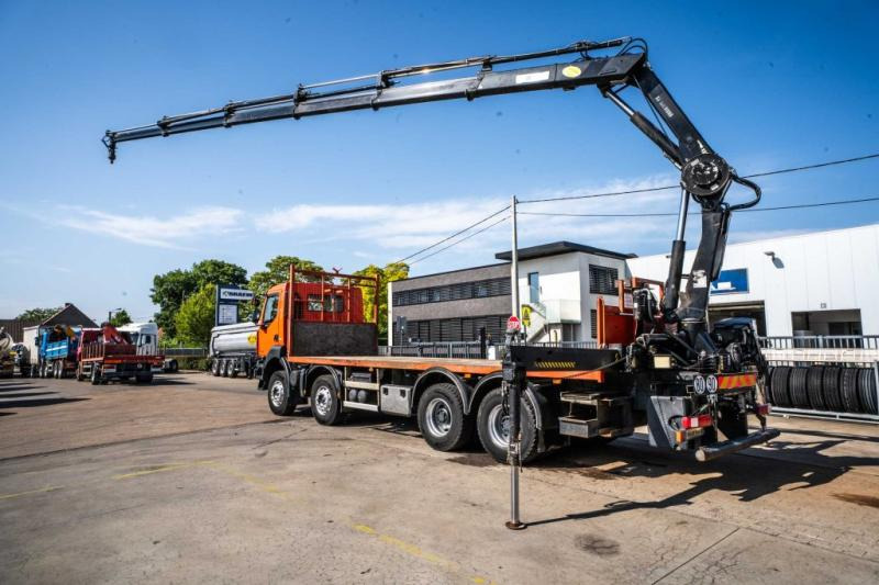 Renault KERAX 430 DXI+ HIAB 16 T/m + 5 EXT - Бордови камион, Камион с кран: снимка 3 Renault KERAX 430 DXI+ HIAB 16 T/m + 5 EXT - Бордови камион, Камион с кран: снимка 3
