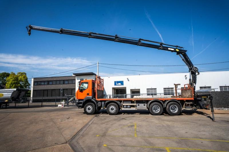 Renault KERAX 430 DXI+ HIAB 16 T/m + 5 EXT - Бордови камион, Камион с кран: снимка 2 Renault KERAX 430 DXI+ HIAB 16 T/m + 5 EXT - Бордови камион, Камион с кран: снимка 2