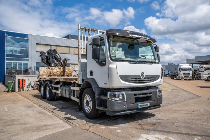 Renault LANDER 340 DXI-6X4+HIAB 14 T/m/3xhydr. - Бордови камион, Камион с кран: снимка 2 Renault LANDER 340 DXI-6X4+HIAB 14 T/m/3xhydr. - Бордови камион, Камион с кран: снимка 2