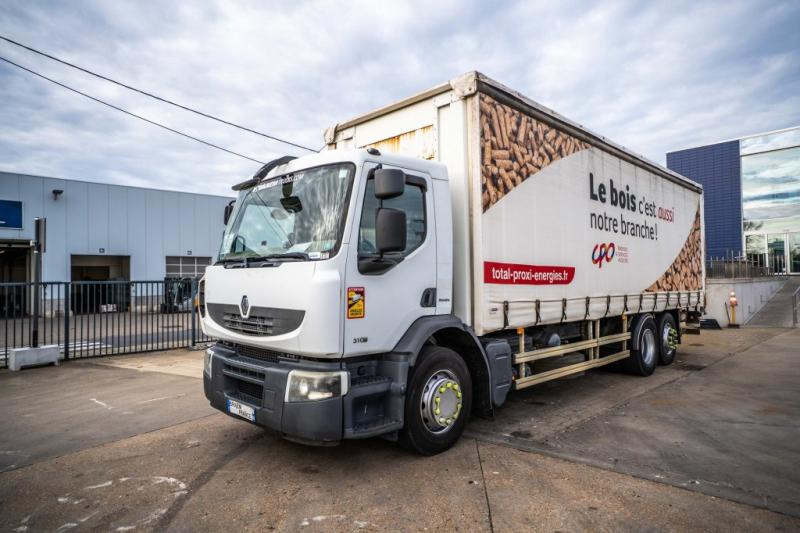 Renault PREMIUM 310 6X2 + Palfinger 2.5T - Камион с брезент: снимка 1 Renault PREMIUM 310 6X2 + Palfinger 2.5T - Камион с брезент: снимка 1