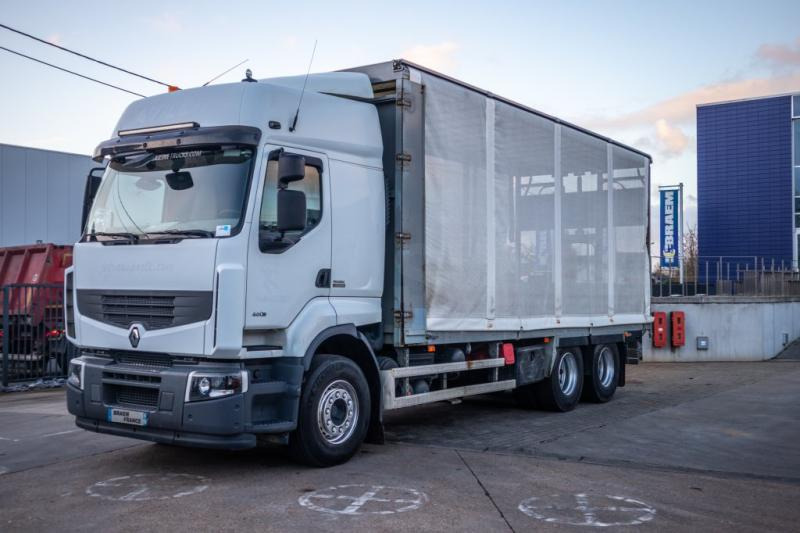 Renault PREMIUM LANDER 460DXI-6x2+10 pneus/tires-intarder - Камион с брезент: снимка 1 Renault PREMIUM LANDER 460DXI-6x2+10 pneus/tires-intarder - Камион с брезент: снимка 1