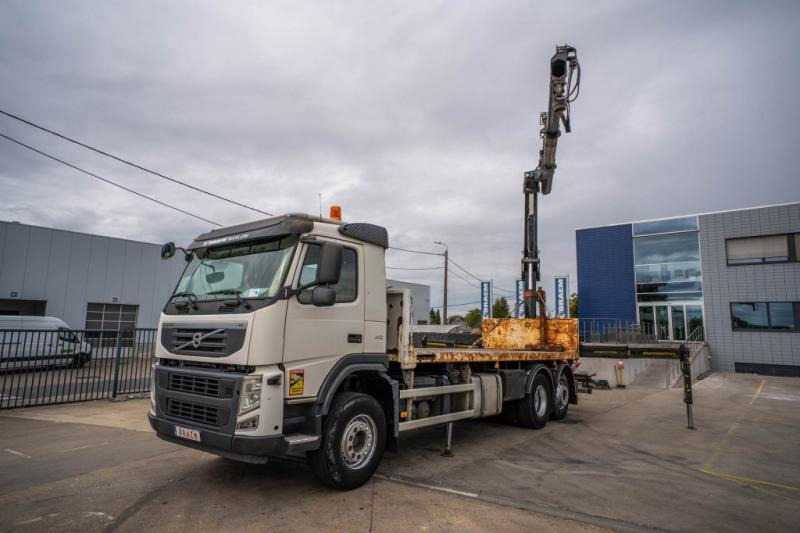 Volvo FM 410 DXI -6X2+HIAB 24 T/m/2x - Бордови камион, Камион с кран: снимка 1 Volvo FM 410 DXI -6X2+HIAB 24 T/m/2x - Бордови камион, Камион с кран: снимка 1