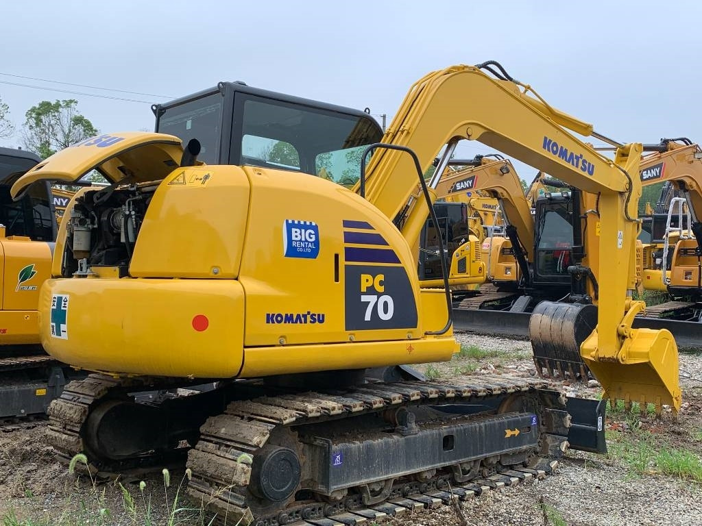 Komatsu PC 70 - Мини багер: снимка 1 Komatsu PC 70 - Мини багер: снимка 1