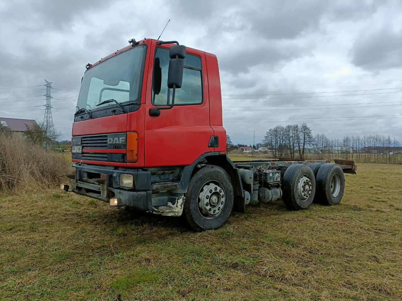 DAF CF 75.250 - Шаси кабина: снимка 1 DAF CF 75.250 - Шаси кабина: снимка 1