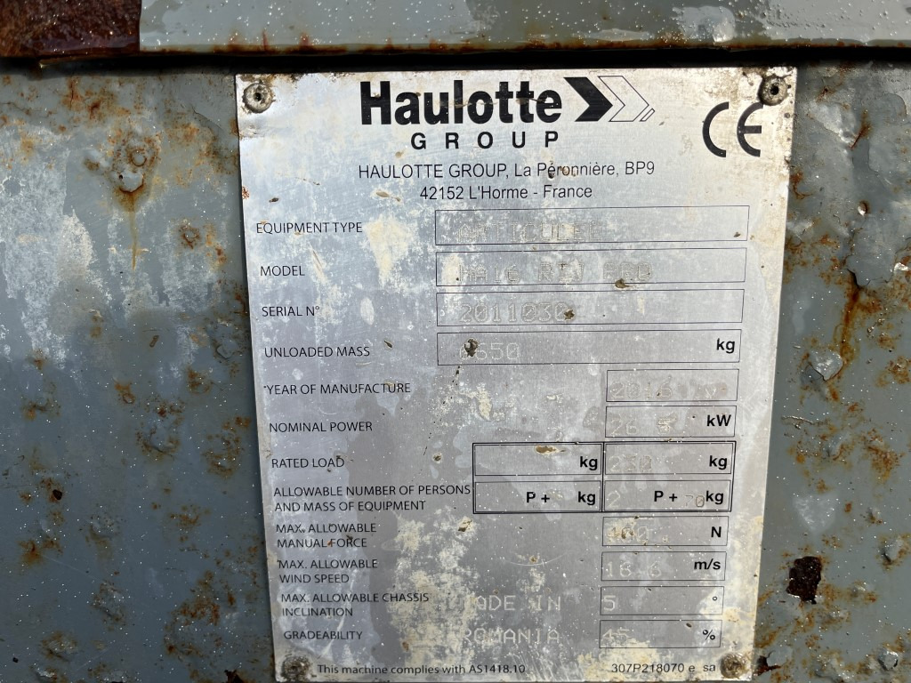 Лизинг на HAULOTTE 16 RTJ PRO, 4x4, 3390 mth HAULOTTE 16 RTJ PRO, 4x4, 3390 mth: снимка 12