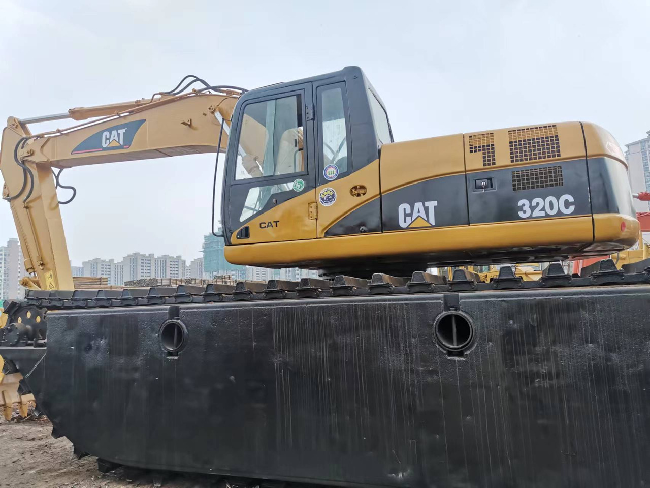 CATERPILLAR 320C Used cat 320 Swamp Buggy Amphibious Excavator - Плаващ багер: снимка 2 CATERPILLAR 320C Used cat 320 Swamp Buggy Amphibious Excavator - Плаващ багер: снимка 2