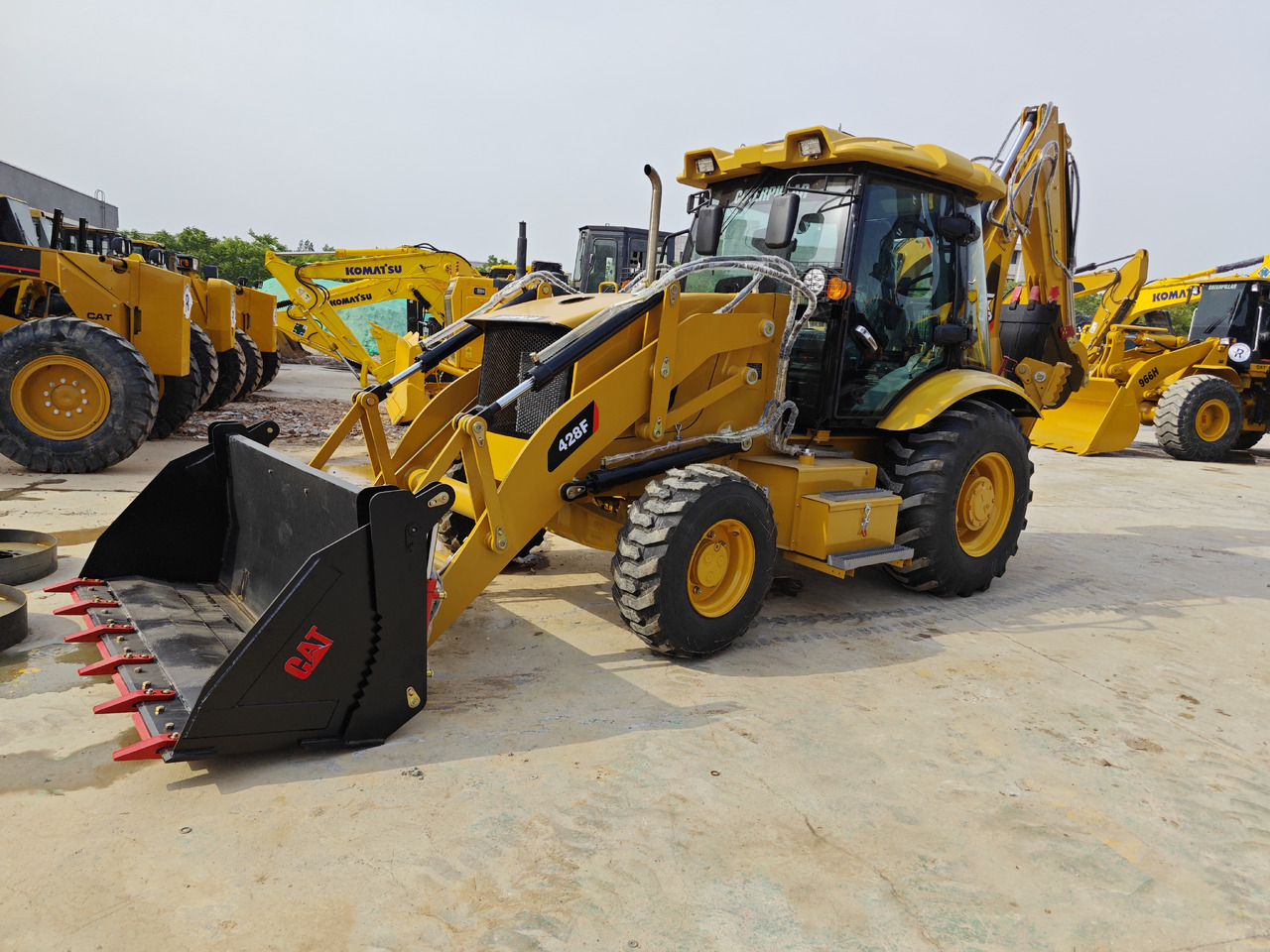 CATERPILLAR 428F backhoe loader - Багер-товарач: снимка 1 CATERPILLAR 428F backhoe loader - Багер-товарач: снимка 1
