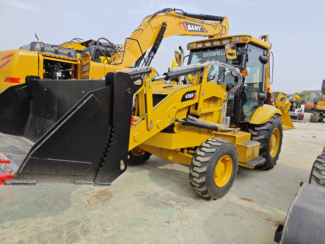 CATERPILLAR 428F backhoe loader - Багер-товарач: снимка 5 CATERPILLAR 428F backhoe loader - Багер-товарач: снимка 5