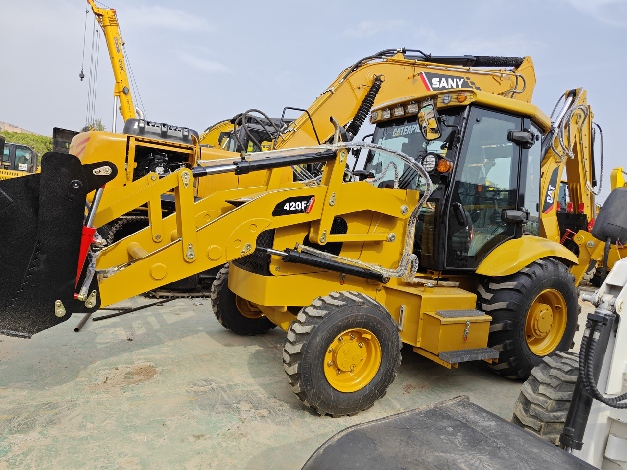 CATERPILLAR 428F backhoe loader - Багер-товарач: снимка 4 CATERPILLAR 428F backhoe loader - Багер-товарач: снимка 4