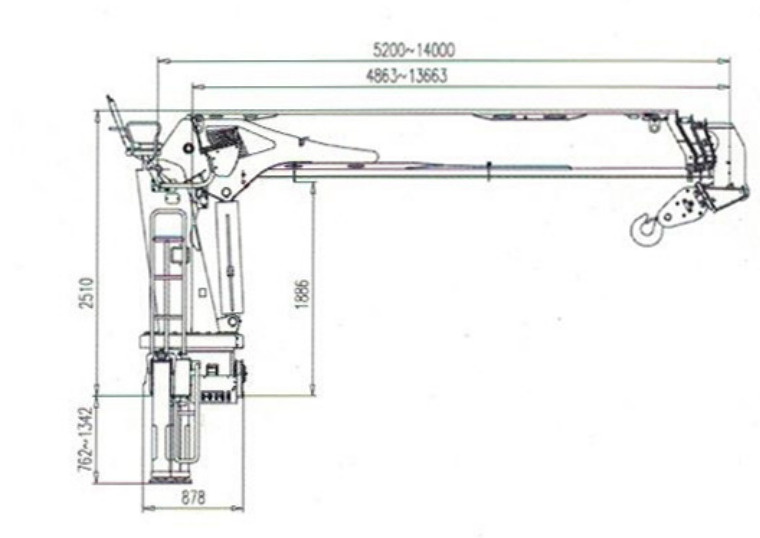 JSIE JSIE5310SCD - Камион с кран: снимка 3 JSIE JSIE5310SCD - Камион с кран: снимка 3