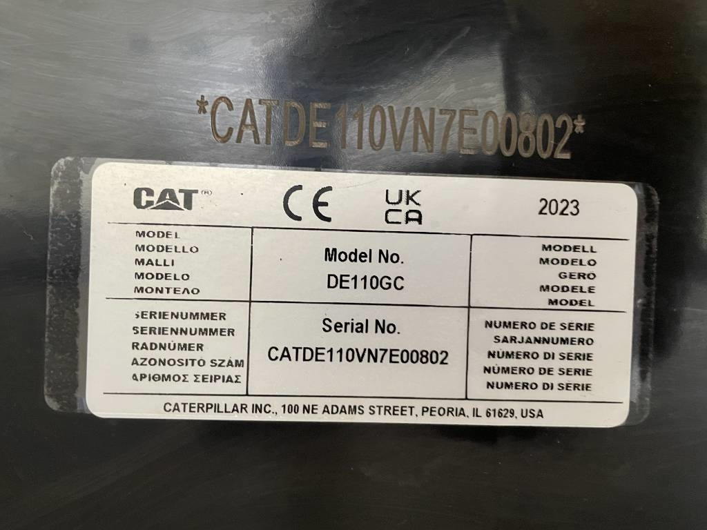 Нови Електрогенератор CAT DE110GC - 110 kVA Stand-by Generator - DPX-18208: снимка 22
