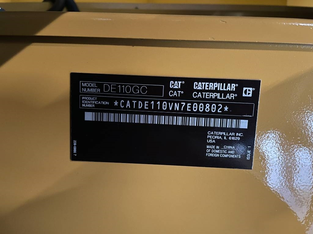 Нови Електрогенератор CAT DE110GC - 110 kVA Stand-by Generator - DPX-18208: снимка 21