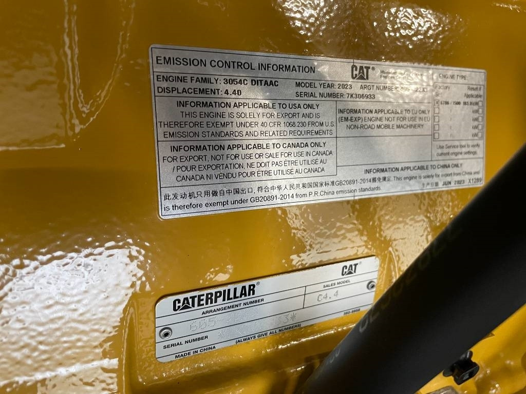 Нови Електрогенератор CAT DE110GC - 110 kVA Stand-by Generator - DPX-18208: снимка 12