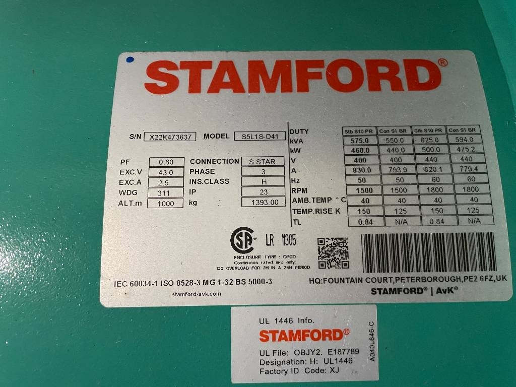 Нови Електрогенератор Cummins C550D5 - 550 kVA Generator - DPX-18522: снимка 17