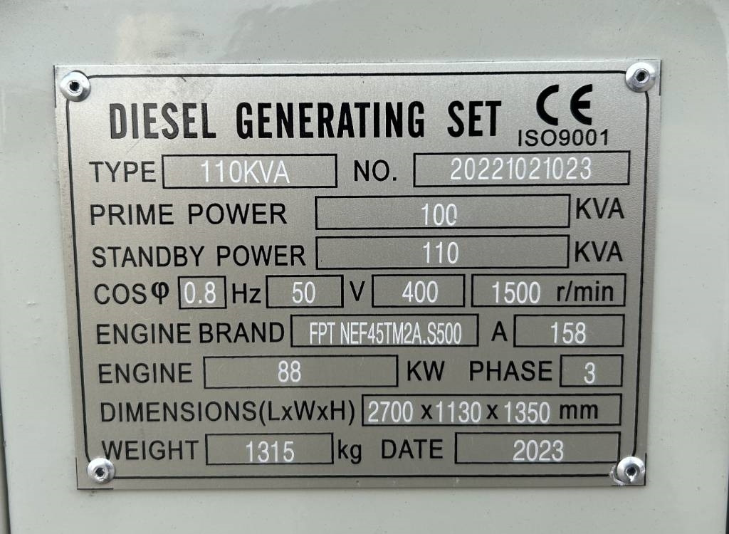 Iveco NEF45TM2A - 110 kVA Generator - DPX-19791 - Електрогенератор: снимка 4 Iveco NEF45TM2A - 110 kVA Generator - DPX-19791 - Електрогенератор: снимка 4