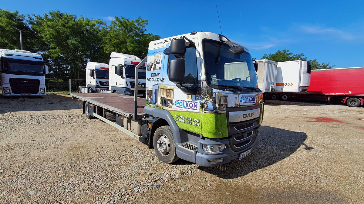 DAF LF230 FA 108/ZPL + NACZEPA REDOS - Бордови камион: снимка 1 DAF LF230 FA 108/ZPL + NACZEPA REDOS - Бордови камион: снимка 1