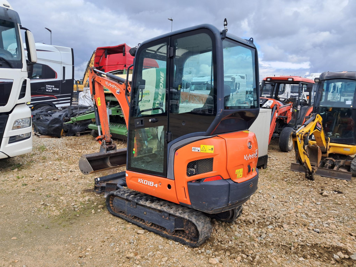 Minikoparka gąsienicowa - KUBOTA KX018-4 - Мини багер: снимка 5 Minikoparka gąsienicowa - KUBOTA KX018-4 - Мини багер: снимка 5
