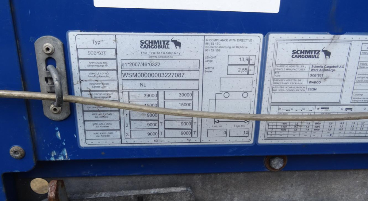 SCHMITZ CARGOBULL SCB S3 SKRZYNIOWA - Бордово ремарке/ Платформа: снимка 3 SCHMITZ CARGOBULL SCB S3 SKRZYNIOWA - Бордово ремарке/ Платформа: снимка 3