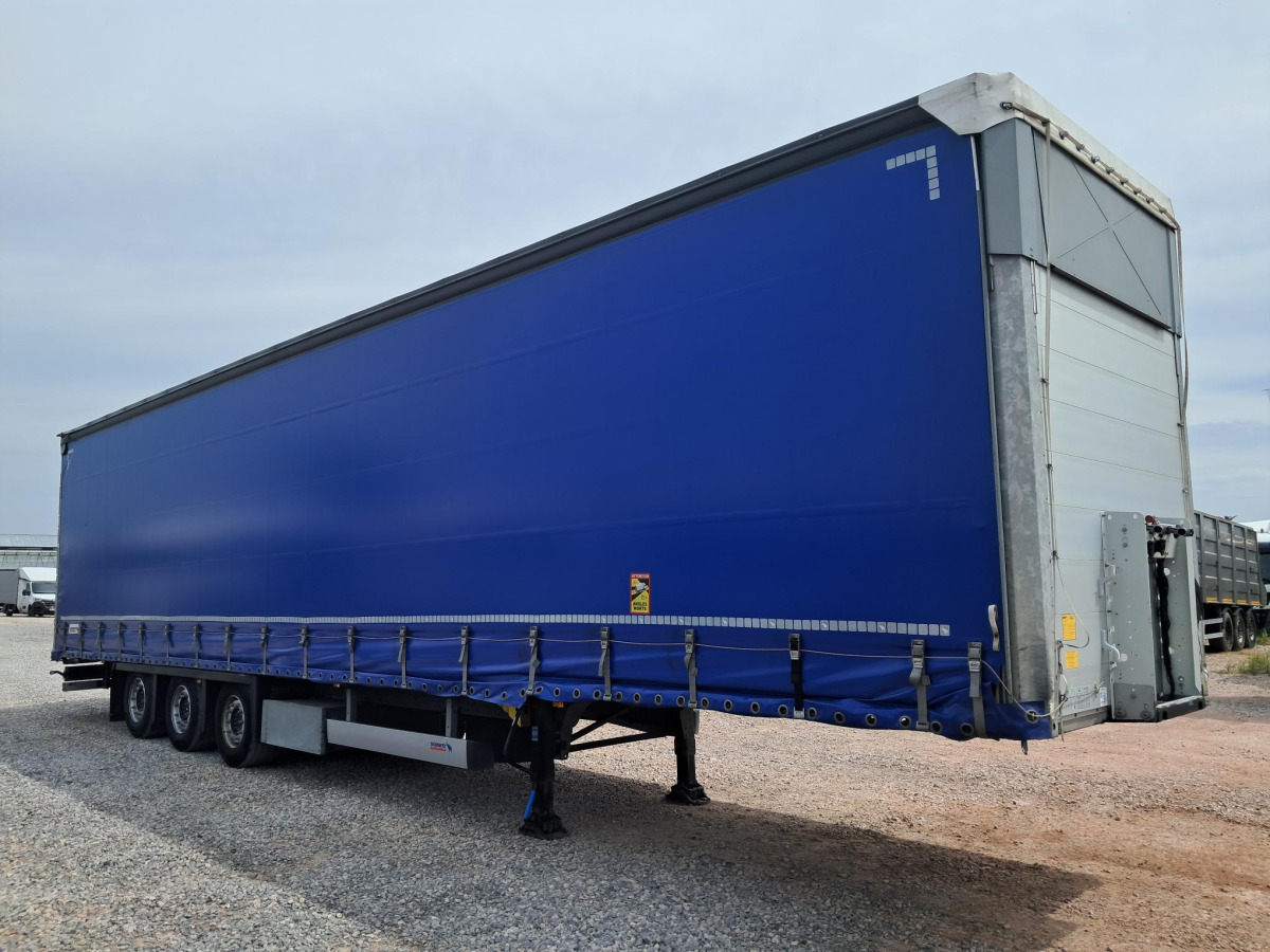 SCHMITZ CARGOBULL SCB S3T FIRANA - Брезентово ремарке: снимка 1 SCHMITZ CARGOBULL SCB S3T FIRANA - Брезентово ремарке: снимка 1