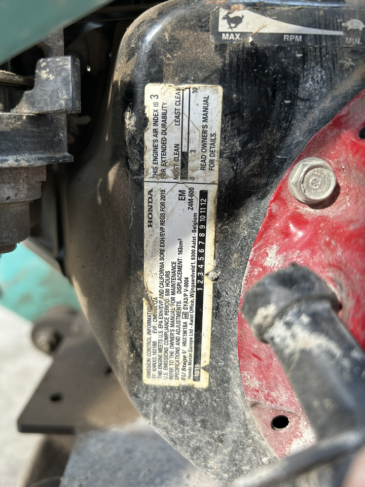 Виброплоча Zagęszczarka AMMANN APF 20/50 - 2019 - 500mm - 20kN - Honda GX160: снимка 15