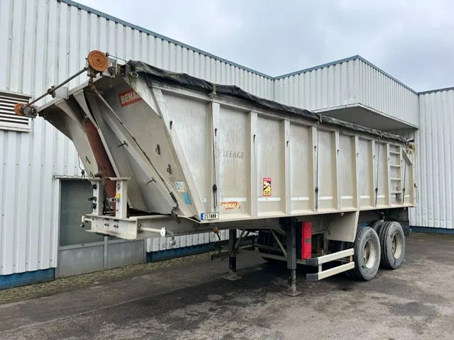 Benalu 2 Axle , 8 Tyres , Alu Tipper , Spring Suspension , Drum Brakes - Самосвал полуремарке: снимка 1 Benalu 2 Axle , 8 Tyres , Alu Tipper , Spring Suspension , Drum Brakes - Самосвал полуремарке: снимка 1
