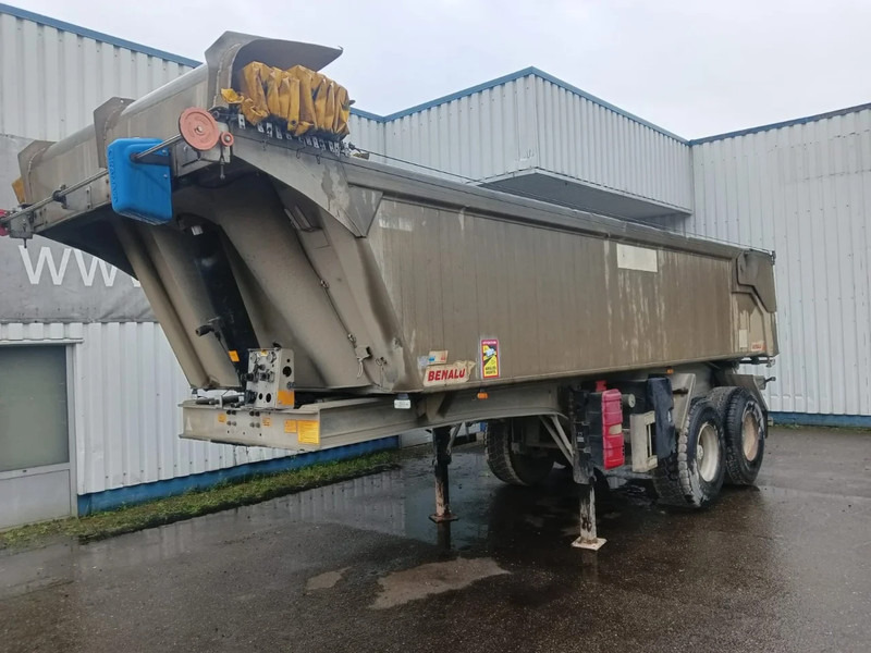 Benalu 2 Axle Alu Tipper , Spring Suspension , Drum Brakes - Самосвал полуремарке: снимка 1 Benalu 2 Axle Alu Tipper , Spring Suspension , Drum Brakes - Самосвал полуремарке: снимка 1