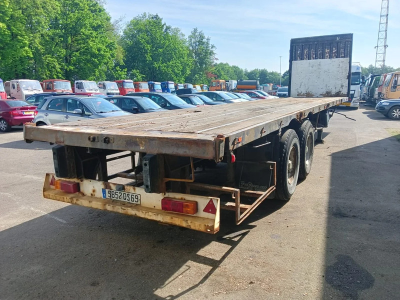Fruehauf 2 Axle Fruehauf , Flat trailer , Drum Brakes - Бордово полуремарке/ Платформа: снимка 5 Fruehauf 2 Axle Fruehauf , Flat trailer , Drum Brakes - Бордово полуремарке/ Платформа: снимка 5