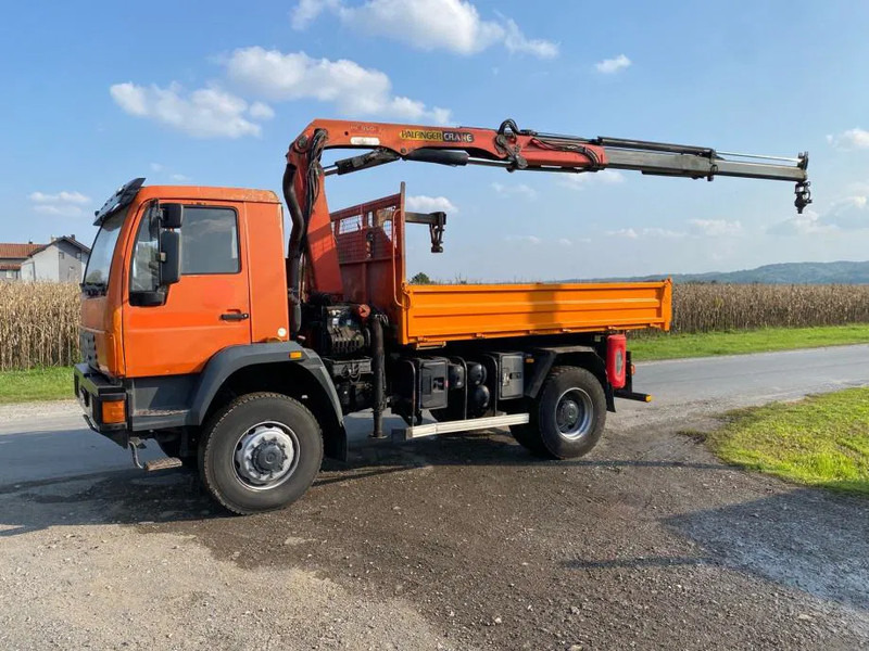 MAN LE 18-280 , 4X4 , Tipper , Palfinger PK 9501 - Самосвал камион, Камион с кран: снимка 1 MAN LE 18-280 , 4X4 , Tipper , Palfinger PK 9501 - Самосвал камион, Камион с кран: снимка 1