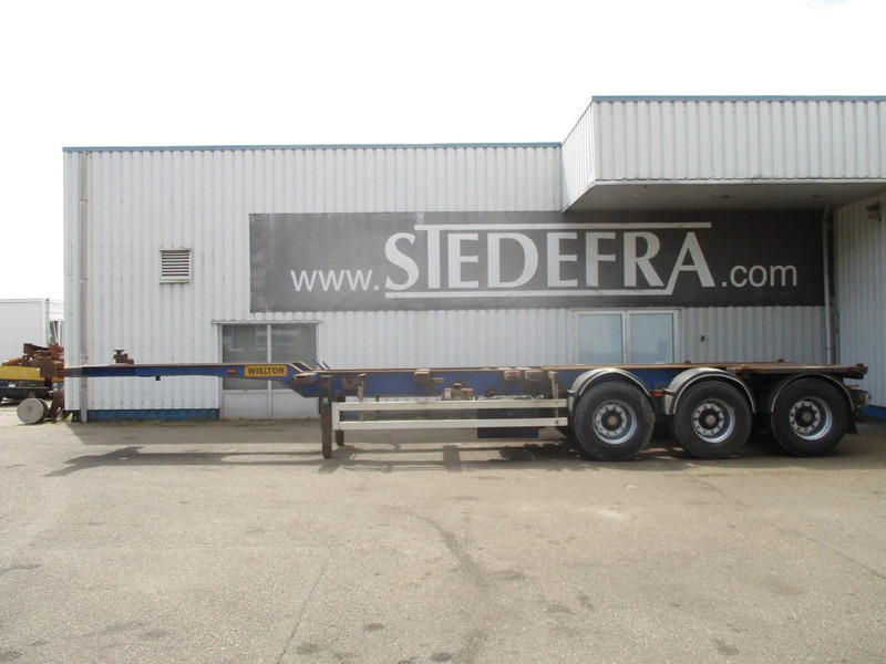 Wielton NS34 , Container Trailer , 3 ROR axle , Drum brakes , Air Suspension - Контейнеровоз/ Сменна каросерия полуремарке: снимка 2 Wielton NS34 , Container Trailer , 3 ROR axle , Drum brakes , Air Suspension - Контейнеровоз/ Сменна каросерия полуремарке: снимка 2