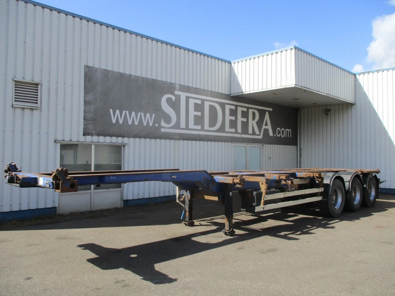 Wielton NS34P, container trailer , 3 ROR axle , Drum brakes , Air suspension - Контейнеровоз/ Сменна каросерия полуремарке: снимка 1 Wielton NS34P, container trailer , 3 ROR axle , Drum brakes , Air suspension - Контейнеровоз/ Сменна каросерия полуремарке: снимка 1