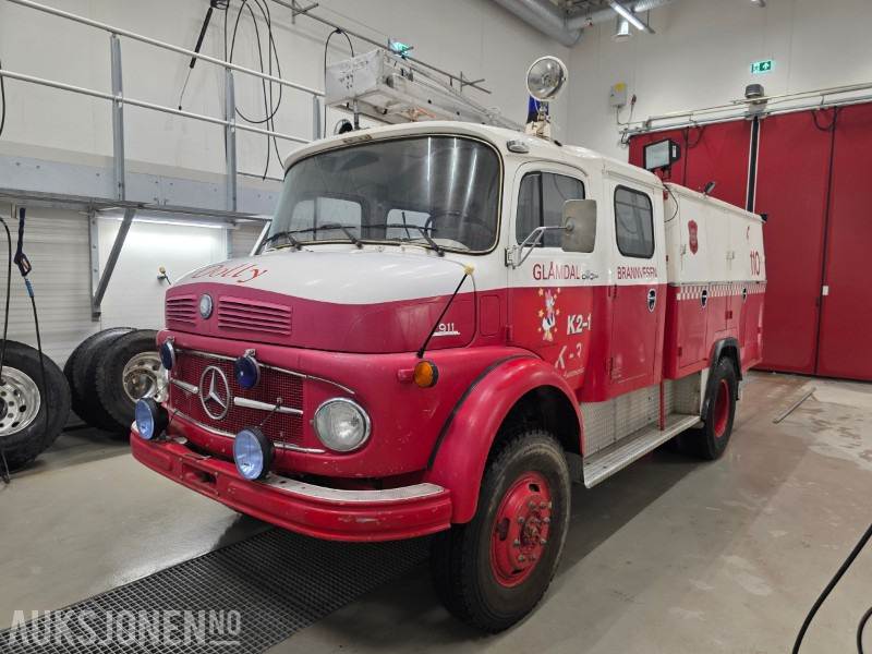 1972 Mercedes-Benz 911 13/36 brannbil - Пожарна кола: снимка 1 1972 Mercedes-Benz 911 13/36 brannbil - Пожарна кола: снимка 1