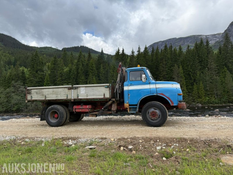 1973 Kranbil - MAN 8.168 HA, 4x4, Plan med tipp - Камион с кран: снимка 4 1973 Kranbil - MAN 8.168 HA, 4x4, Plan med tipp - Камион с кран: снимка 4