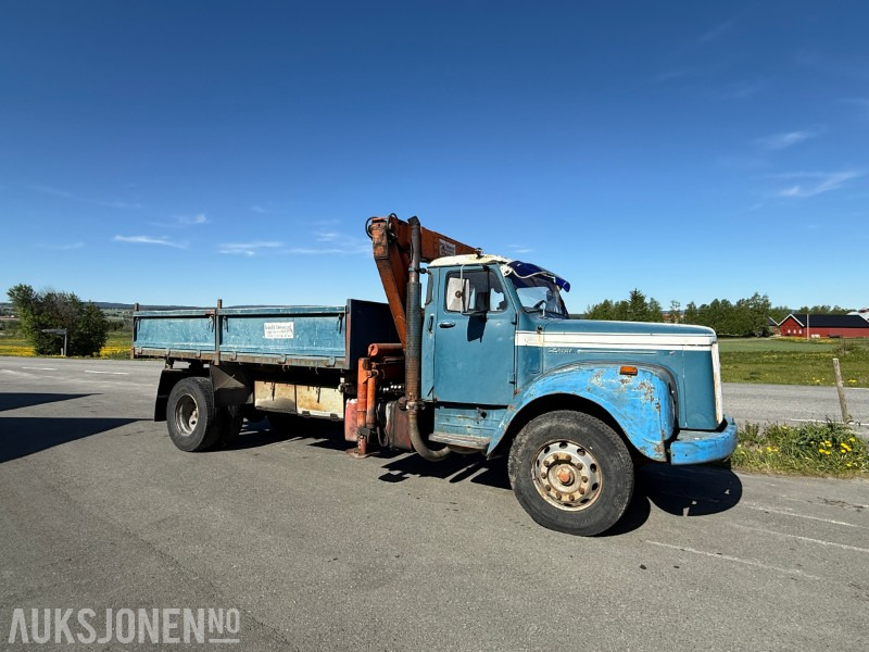 1976 Scania L81S46 Med tipp og Atlas 8 meter kran - 139996 km - Камион с кран: снимка 5 1976 Scania L81S46 Med tipp og Atlas 8 meter kran - 139996 km - Камион с кран: снимка 5