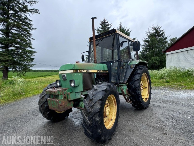1981 John Deere 2040 - 4x4 - Hydraulisk toppstag og Triangel - 2 kjettinger - Трактор: снимка 1 1981 John Deere 2040 - 4x4 - Hydraulisk toppstag og Triangel - 2 kjettinger - Трактор: снимка 1
