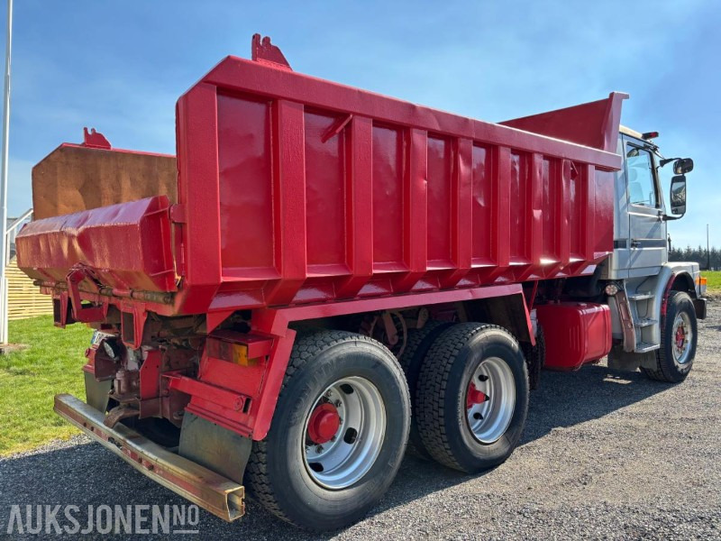 Самосвал камион 1984 Scania T112H 6X2 LC38, Veteran snutebil med tipp: снимка 7