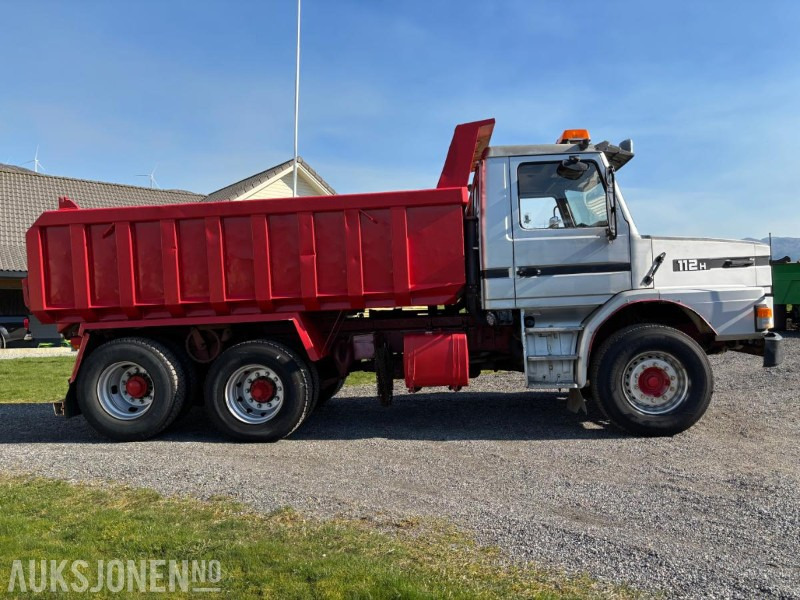 Самосвал камион 1984 Scania T112H 6X2 LC38, Veteran snutebil med tipp: снимка 8