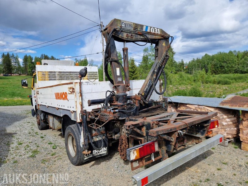 1992 MAN 8.150 F planbil med kran - Камион с кран: снимка 4 1992 MAN 8.150 F planbil med kran - Камион с кран: снимка 4
