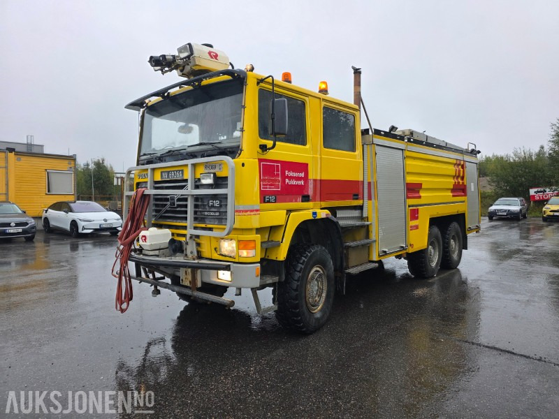 1992 Volvo F12 Brannbil - Firehjulstrekk - EURO2T - 3 akslet - 111031km - Пожарна кола: снимка 1 1992 Volvo F12 Brannbil - Firehjulstrekk - EURO2T - 3 akslet - 111031km - Пожарна кола: снимка 1