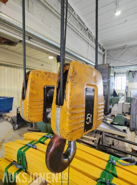 1997 Demag ZKKE Traverskran - Bredde 8500 mm - løftekapasitet 5 tonn - Кран: снимка 4 1997 Demag ZKKE Traverskran - Bredde 8500 mm - løftekapasitet 5 tonn - Кран: снимка 4