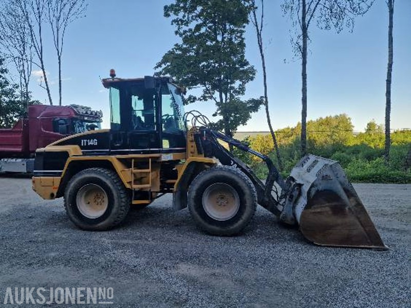 Колесен товарач 1999 Cat IT14G hjullaster snø skuffe/grus skuffe 10039 timer: снимка 8