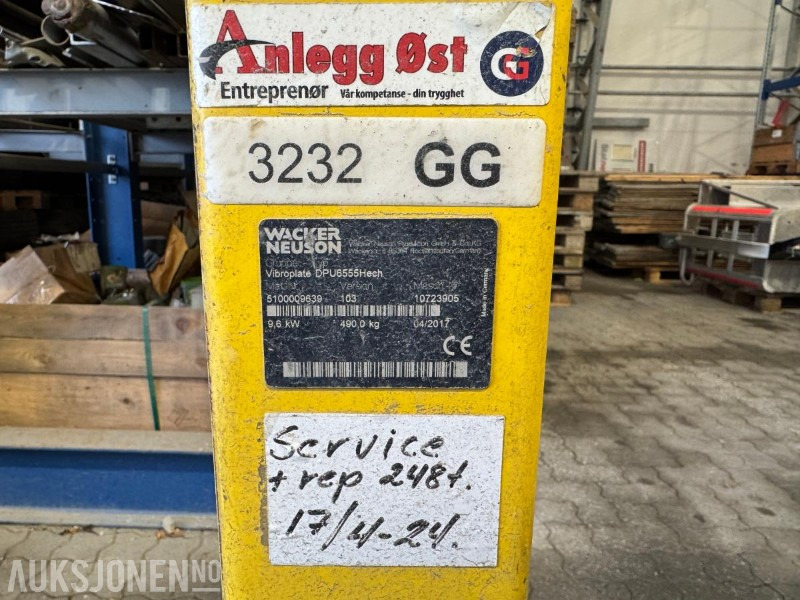 Валяк 2 stk Wacker Neuson DPU Vibroplate 490 kg: снимка 10