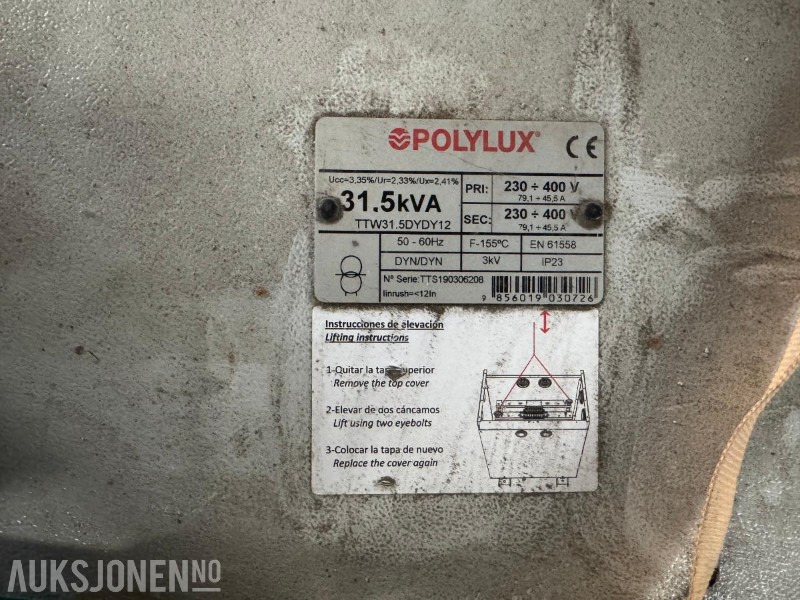 2 stk trafoer - Строително оборудване: снимка 2 2 stk trafoer - Строително оборудване: снимка 2