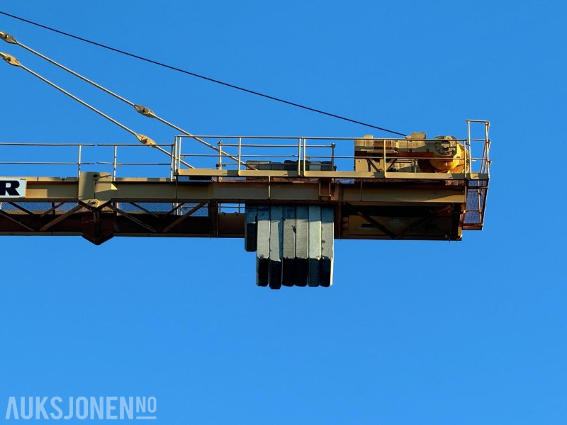 Кран 2000 Liebherr 280 EC-H 16 Litronic Tårnkran med undervogn på plater: снимка 10