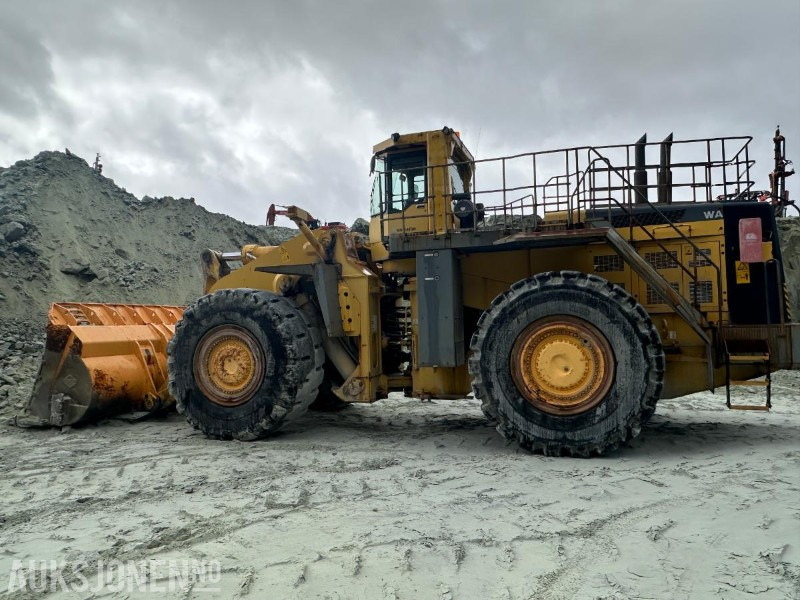 2003 Komatsu WA800-3 Hjullaster med 11 m3 skuffe - Spakstyring- Sertifisert til mai 2026 - Колесен товарач: снимка 2 2003 Komatsu WA800-3 Hjullaster med 11 m3 skuffe - Spakstyring- Sertifisert til mai 2026 - Колесен товарач: снимка 2